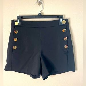 Black high waisted shorts